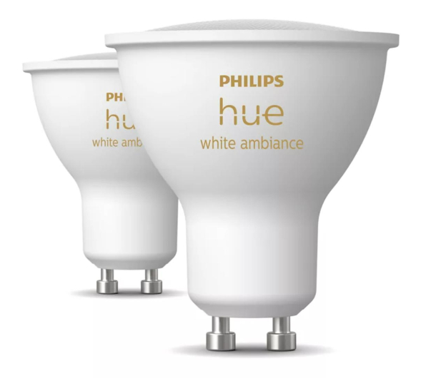 Philips Hue Hue White ambiance Inteligentny reflektor punktowy GU10 (2 s 8720169230033 - 1271527 - zdjęcie 2